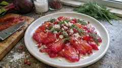 Rote-Bete-Lachs selber beizen: rubinrot, zart und ideal als Vorspeise