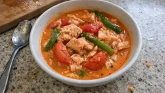 Cremiges Fischcurry mit Kokosmilch – in einer Pfanne schnell gemacht